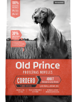 OLD PRINCE NOVEL PERROS CORDERO - ADULTOS MEDIUM Y LARGE