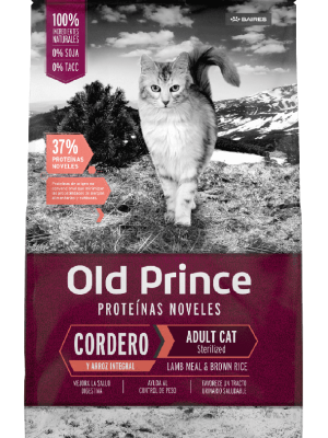 OLD PRINCE NOVEL GATOS CORDERO - ADULTOS ESTERILIZADO