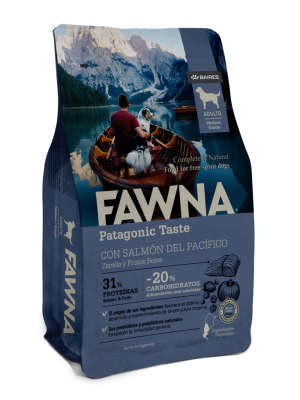 Fawna salmón perros adultos raza mediana y grande