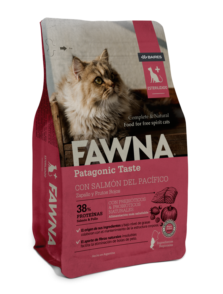 Fawna Salmón gatos esterilizados