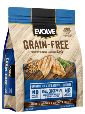 EVOLVE CAT GRAIN FREE  CHICKEN - POLLO