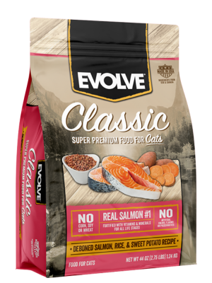 EVOLVE CAT CLASSIC SALMON RICE, & SWEET POTATO