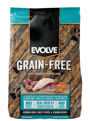 EVOLVE DOG GRAIN FREE DUCK - PATO
