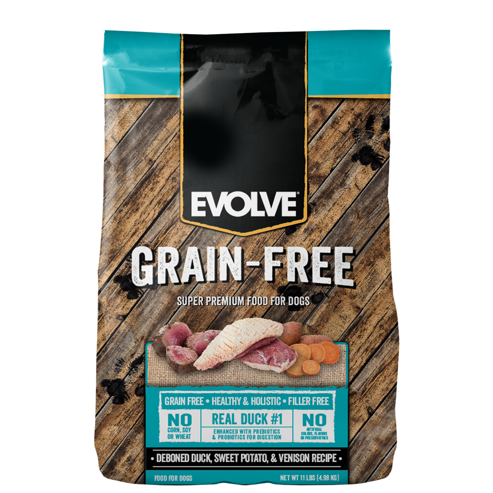 EVOLVE DOG GRAIN FREE DUCK - PATO