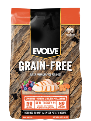 EVOLVE DOG GRAIN FREE TURKEY - PAVO