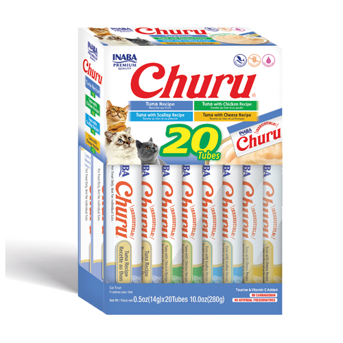 CHURU INABA CAT CAJA 20 UNIDADES VARIEDADES DE ATUN