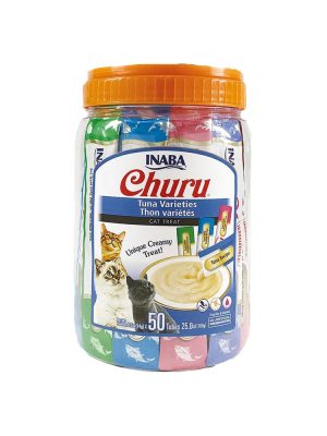 Churu Gatos Snack Bombonera 50 Unds Variety