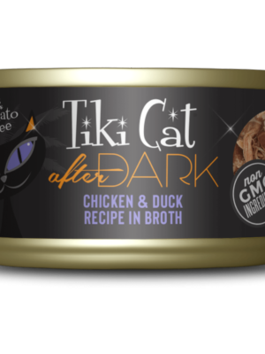 TIKI CAT AFTER DARK - POLLO Y PATO EN CALDO - 80 GR - LATA