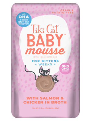 TIKI CAT BABY MOUSSE - SALMON - 80 GR - POUCH