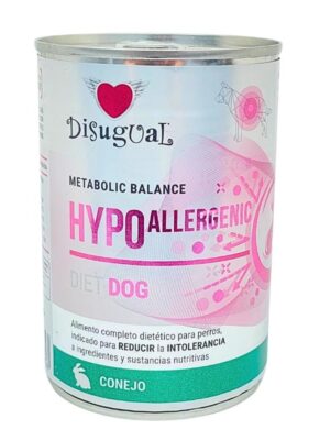 DISUGUAL DOG HIPOALLERGENIC DIET - CONEJO LATA POR 400 GR