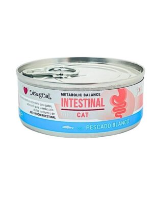 DISUGUAL CAT INTESTINAL DIET - PESCADO BLANCO - LATA POR 85 GR