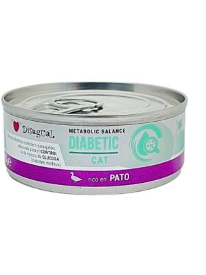 DISUGUAL CAT DIABETIC DIET - PATO - LATA POR 85 GR