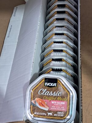 Pack Bandeja Evolve Gato Salmón 15 unds