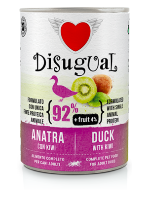 DISUGUAL DOG FRUIT - PATO Y KIWI LATA POR 400 GR