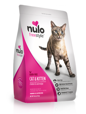NULO CAT FS GRAIN FREE KITTEN & CAT CHICKEN & COD