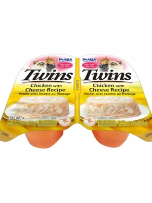 INABA CAT - TWINS CHICKEN WITH CHEESE RECIPE 70 gr