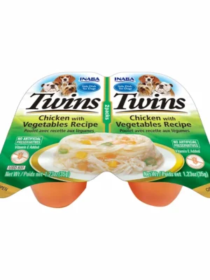 INABA DOG - TWINS CHICKEN WITH VEGETABLES RECIPE 70 gr
